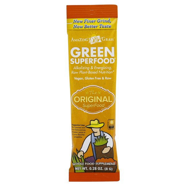 slide 1 of 1, Amazing Grass Green Superfood Original Drink Powder Packets, 15 ct