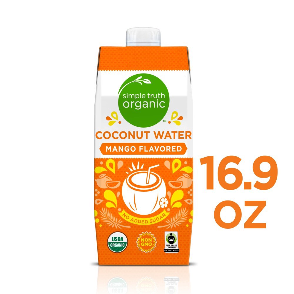 slide 2 of 4, Simple Truth Organic Mango Flavored Coconut Water - 16.9 fl oz, 16.9 fl oz