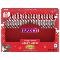 Brach's 02986 158953 Holiday Peppermint Candy Canes 20 ct