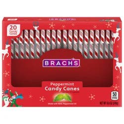 Brach's 02986 158953 Holiday Peppermint Candy Canes 20 ct