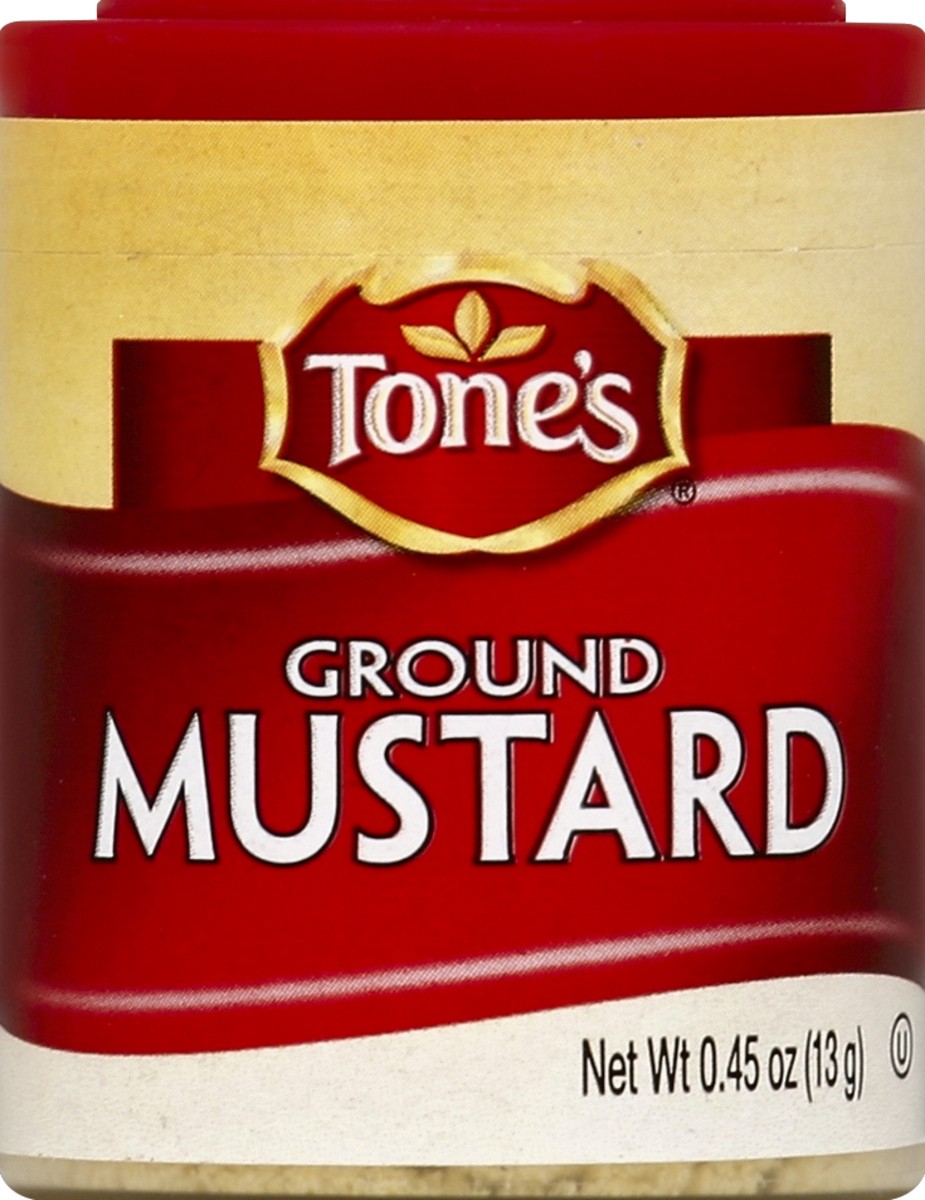 slide 2 of 2, Tone's Mustard, 0.45 oz