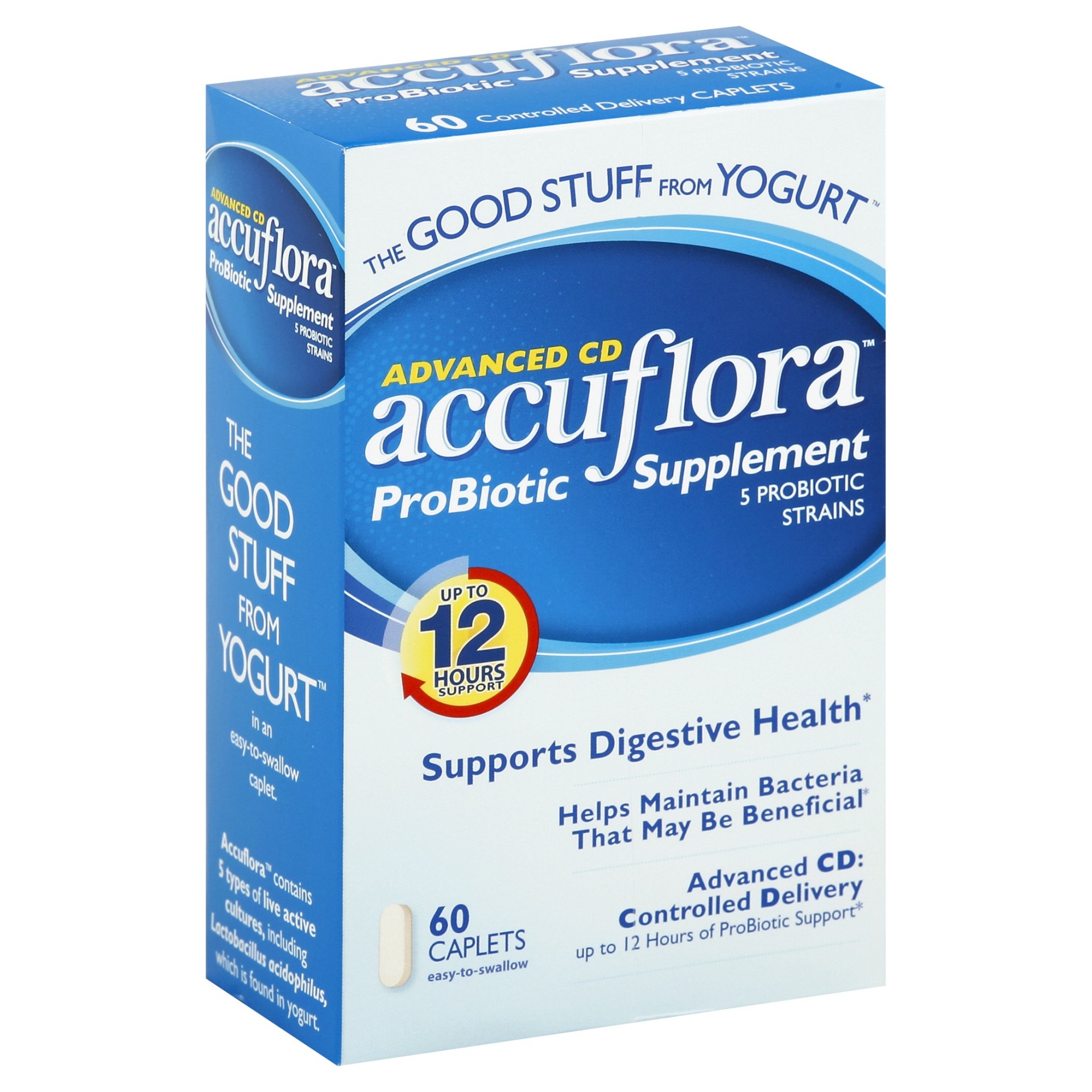 slide 1 of 7, Accu Flora Pro-Biotic Supplement, 60 ct