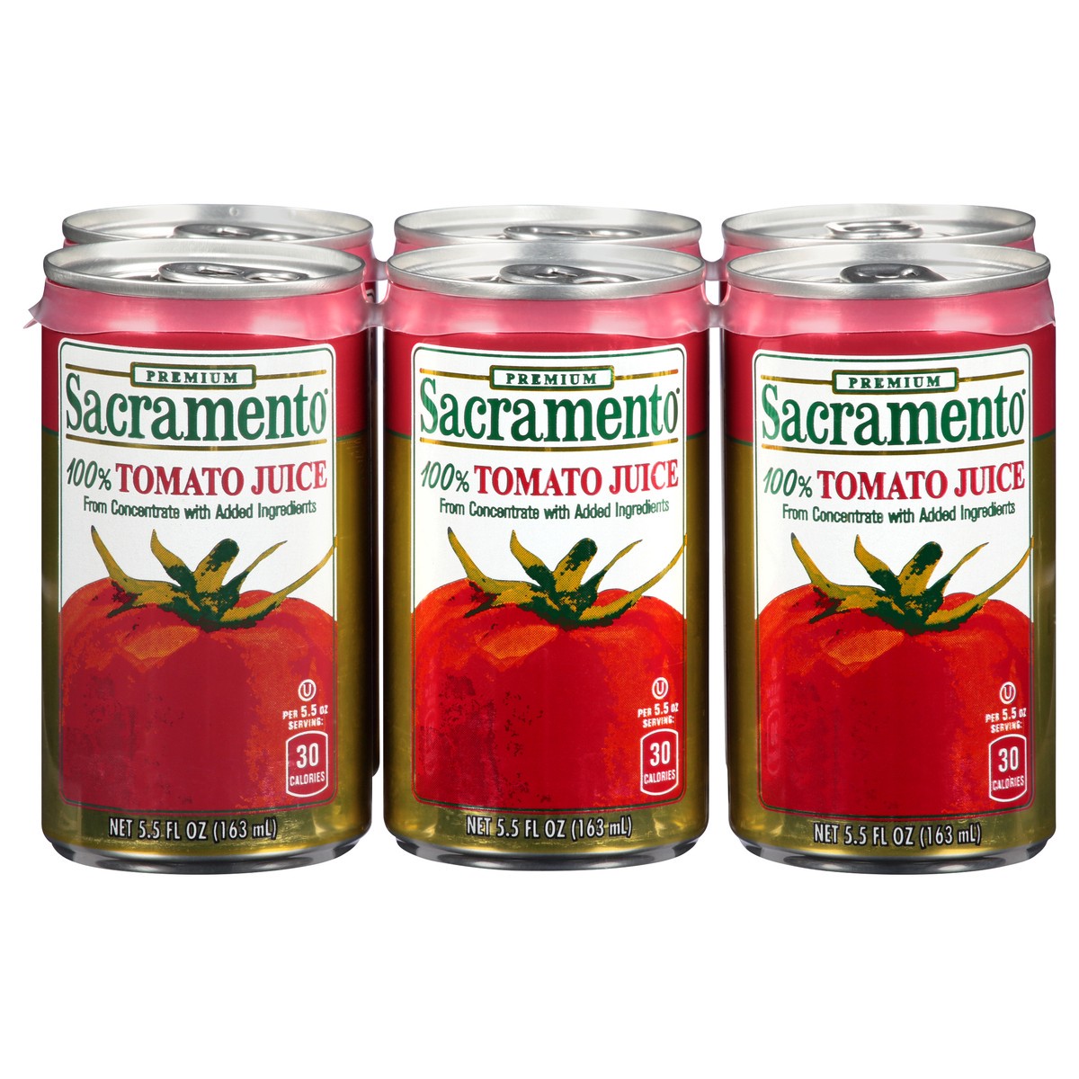 slide 6 of 14, Sacramento Premium 100% Tomato Juice 6-5.5 fl. oz. Cans, 6 ct