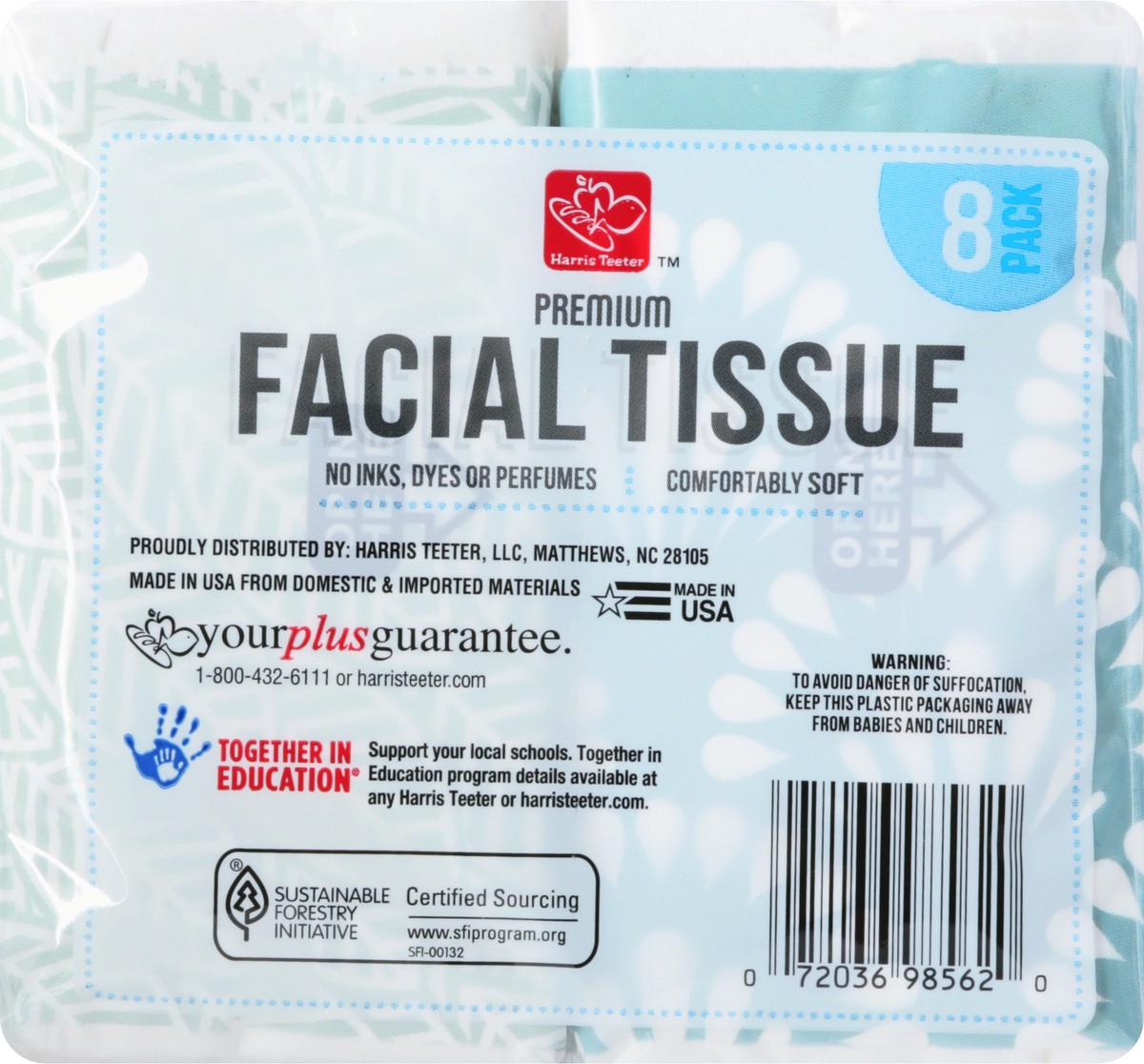 slide 3 of 11, Harris Teeter yourhome Facial Tissue Pocket Packs, 8 ct