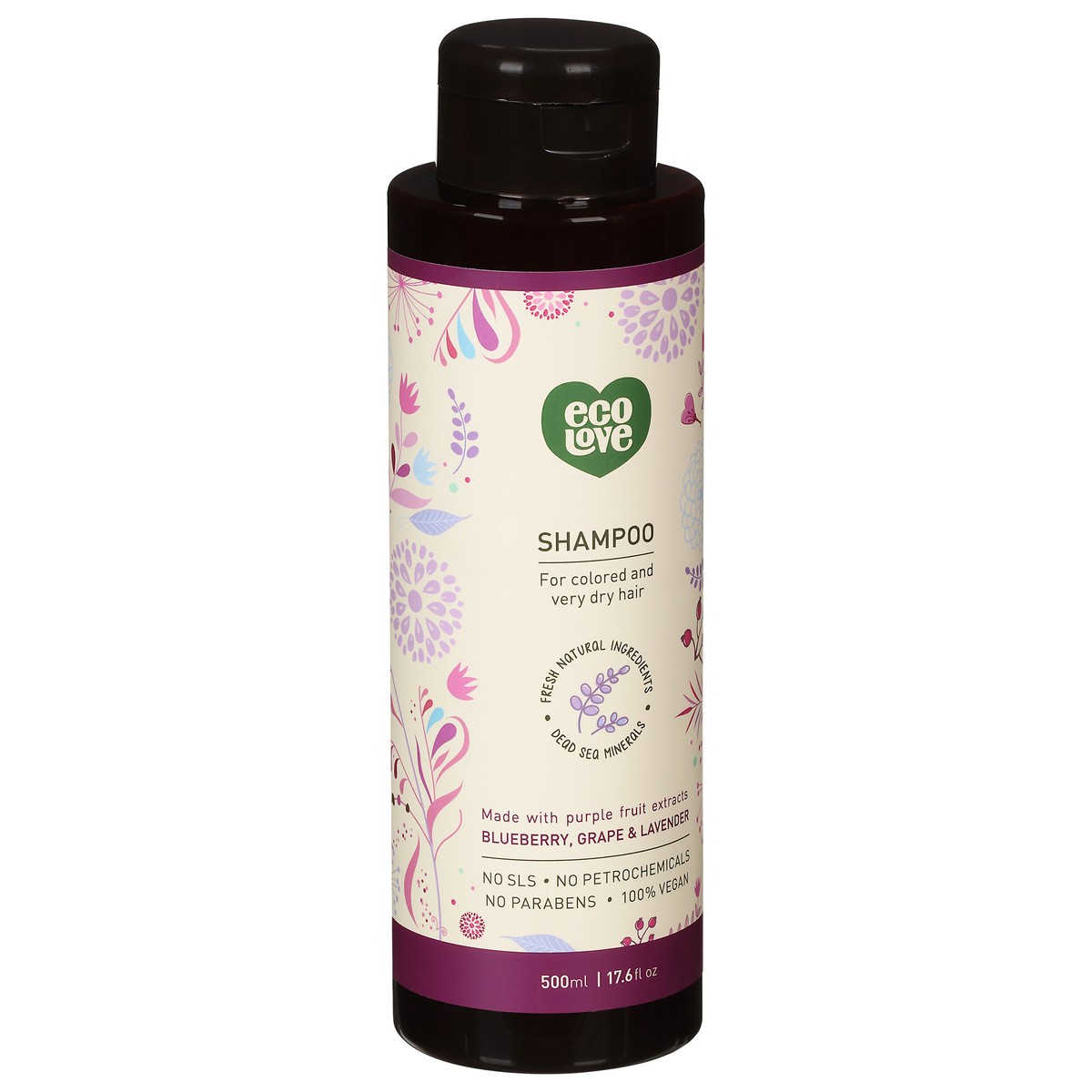 slide 7 of 9, Eco Love Blueberry, Grape and Lavender Shampoo 17.6 fl oz, 17.6 fl oz