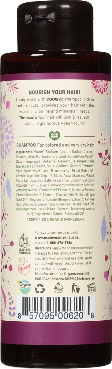 slide 9 of 9, Eco Love Blueberry, Grape and Lavender Shampoo 17.6 fl oz, 17.6 fl oz