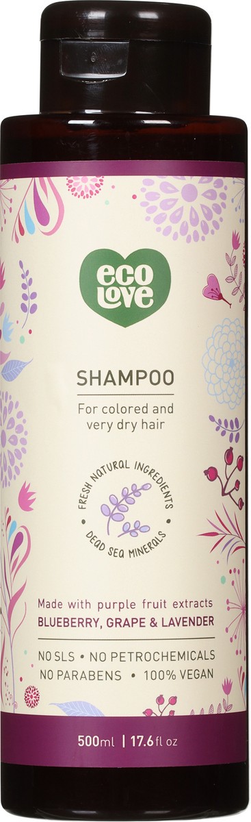 slide 3 of 9, Eco Love Blueberry, Grape and Lavender Shampoo 17.6 fl oz, 17.6 fl oz