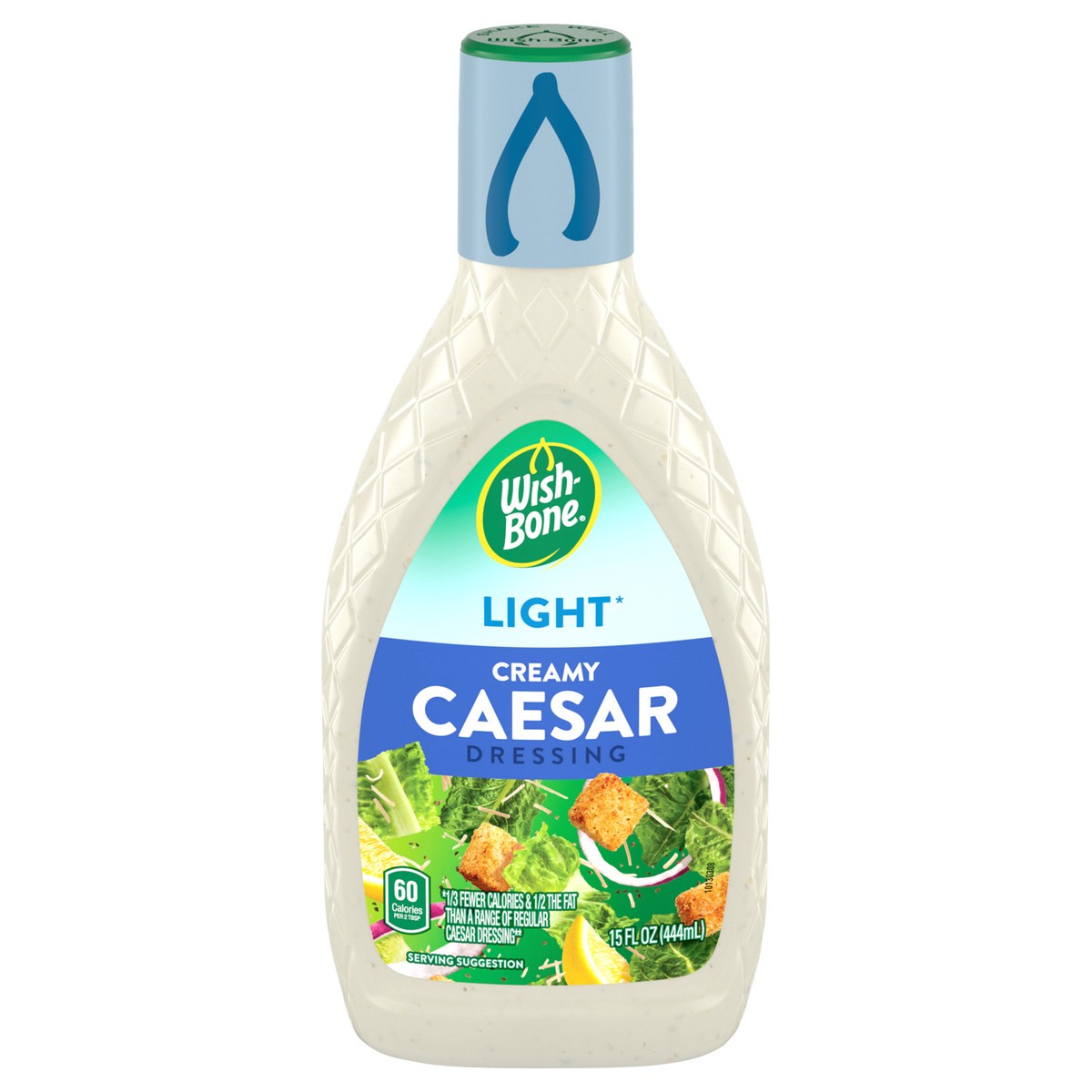 slide 1 of 5, Wish-Bone Light Creamy Caesar Salad Dressing, 15 fl. oz., 15 fl oz