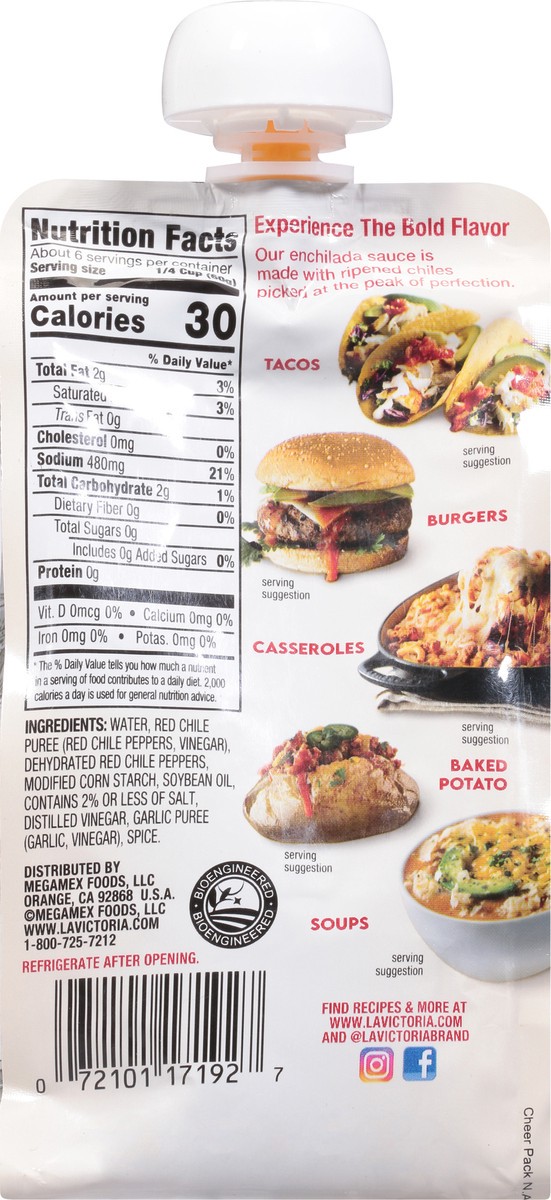slide 8 of 9, La Victoria Mild Red Enchilada Sauce 12 oz, 12 oz