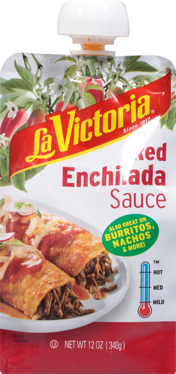 slide 9 of 9, La Victoria Mild Red Enchilada Sauce 12 oz, 12 oz