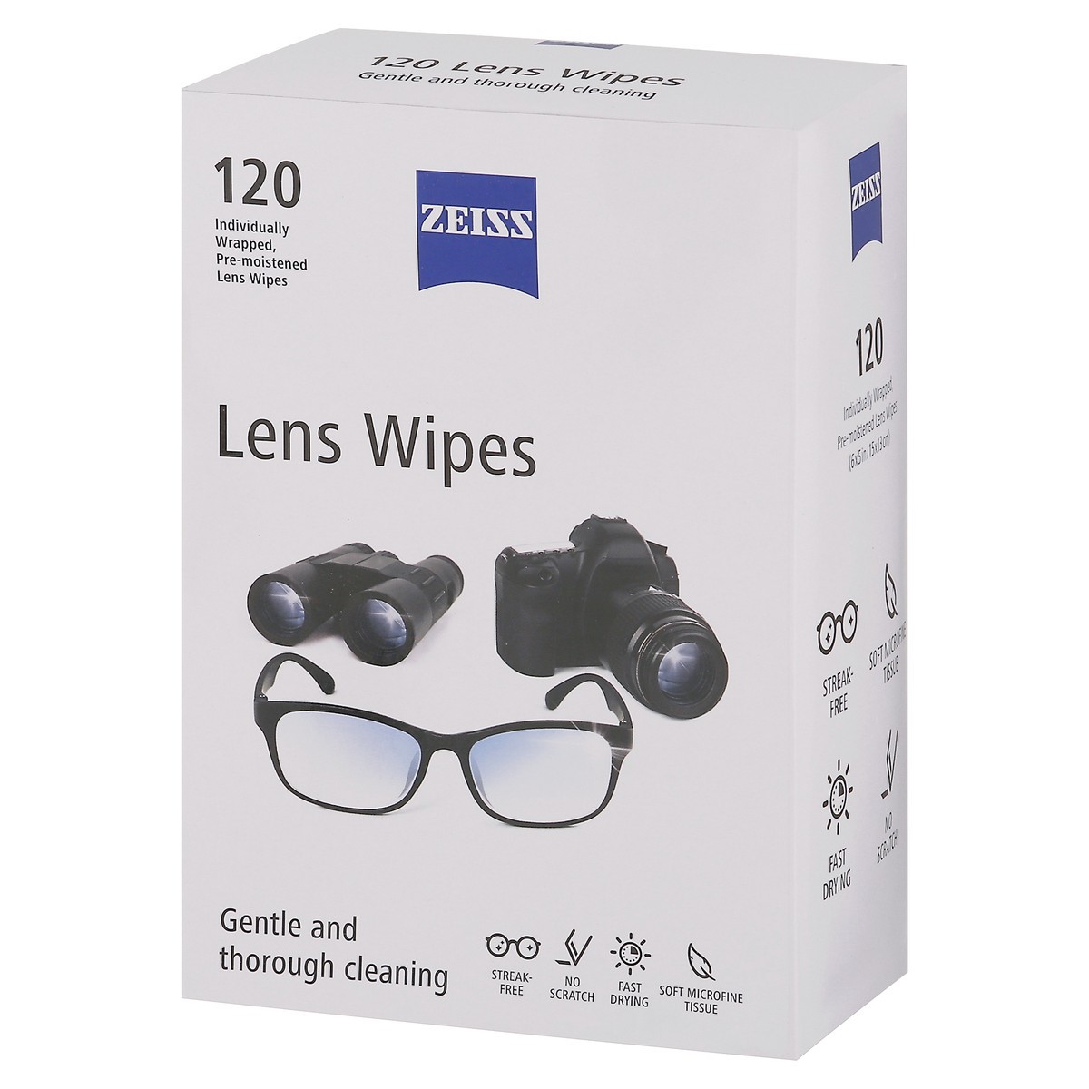 slide 3 of 9, Zeiss Pre-Moistened Lens Wipes 120 ea, 120 ct