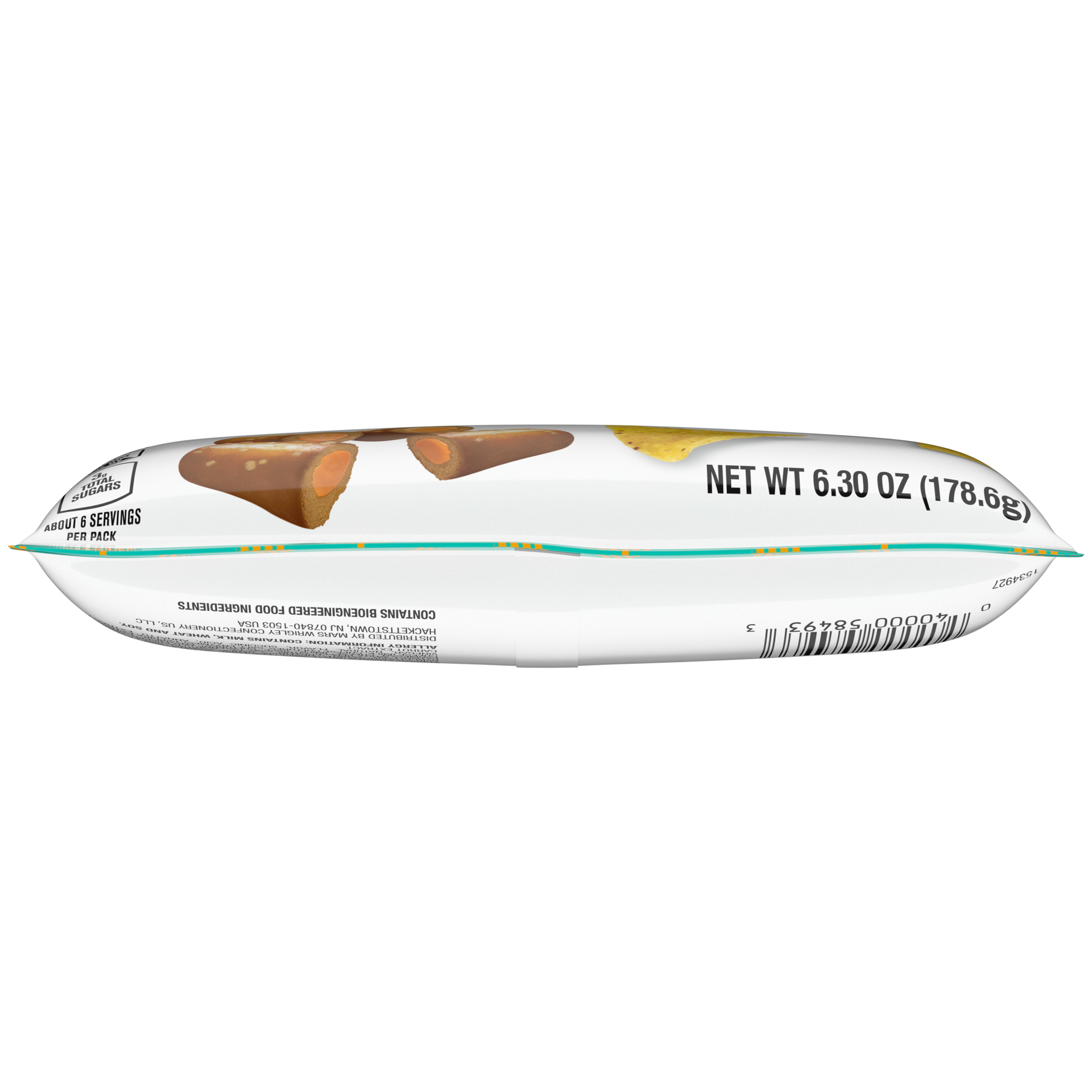 slide 3 of 5, COMBOS Stuffed Snacks Nacho Cheese Baked Pretzel Snacks - 6.3 oz Bag, 6.3 oz