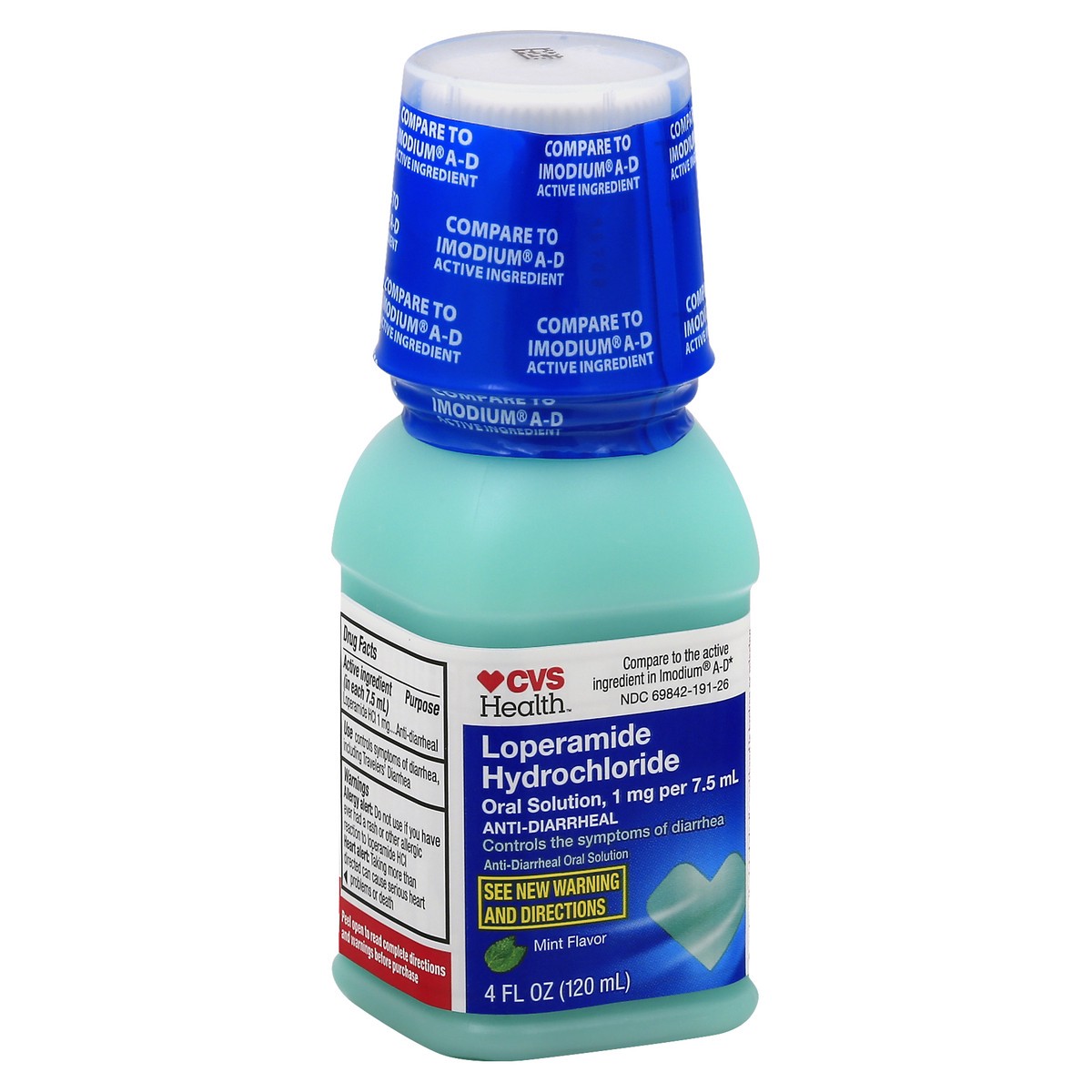 slide 4 of 11, CVS Health Anti-Diarrheal Oral Solution, Mint, 4 Oz, 4 fl oz
