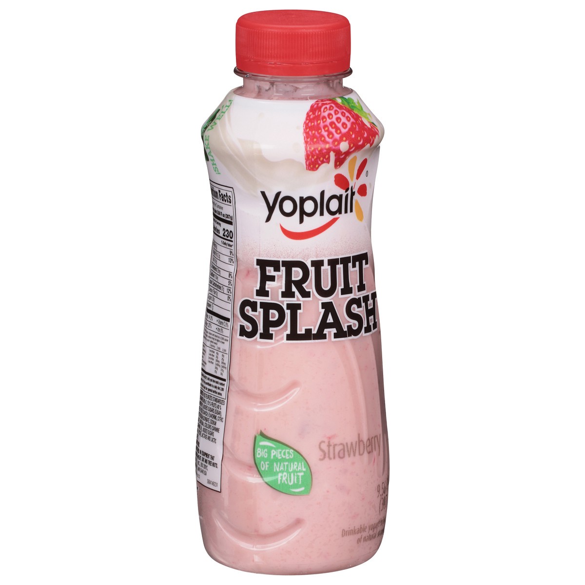 slide 8 of 9, Yoplait Fruit Splash Strawberry Smoothie 9.56 fl oz, 9.56 fl oz