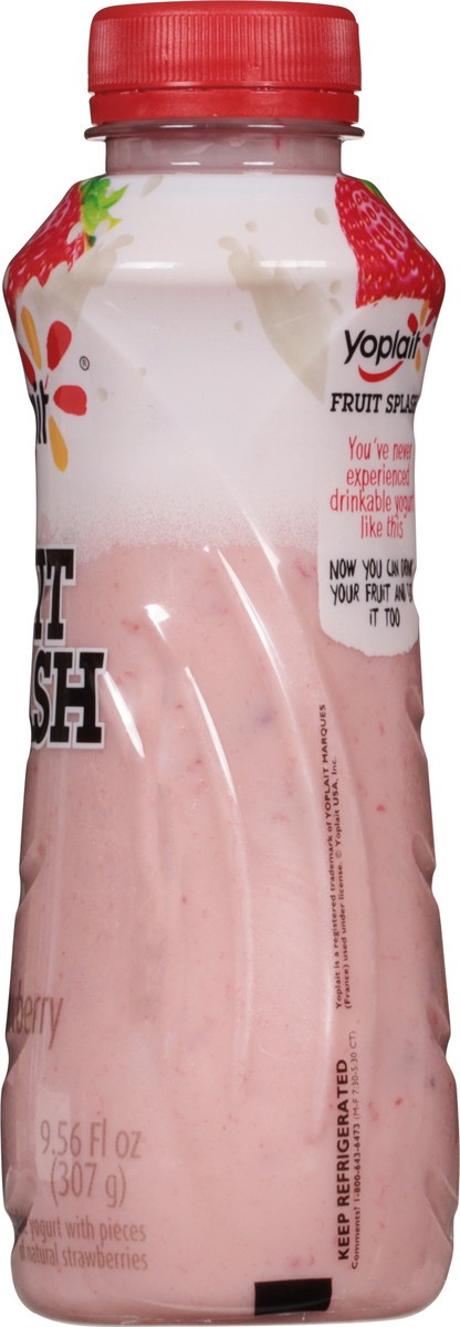 slide 6 of 9, Yoplait Fruit Splash Strawberry Smoothie 9.56 fl oz, 9.56 fl oz