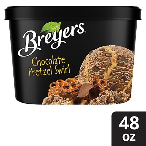 slide 1 of 1, Breyers Ice Cream Pretzel Swirl, 1.5 qt
