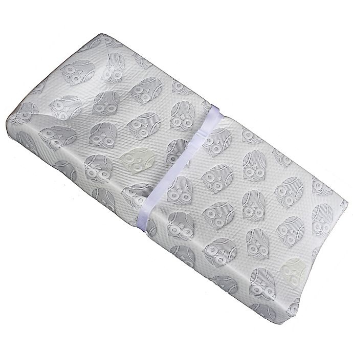 slide 1 of 1, 3-Sided Owlet Cloth Contour Changing Pad - White by Colgate Mattress, 1 ct