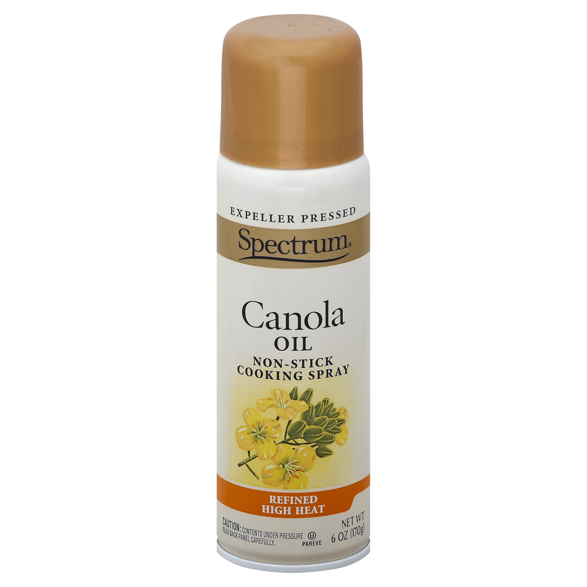 slide 1 of 1, Spectrum Culinary Canola Oil Non-Stick Cooking Spray 6 oz. Can, 6 oz