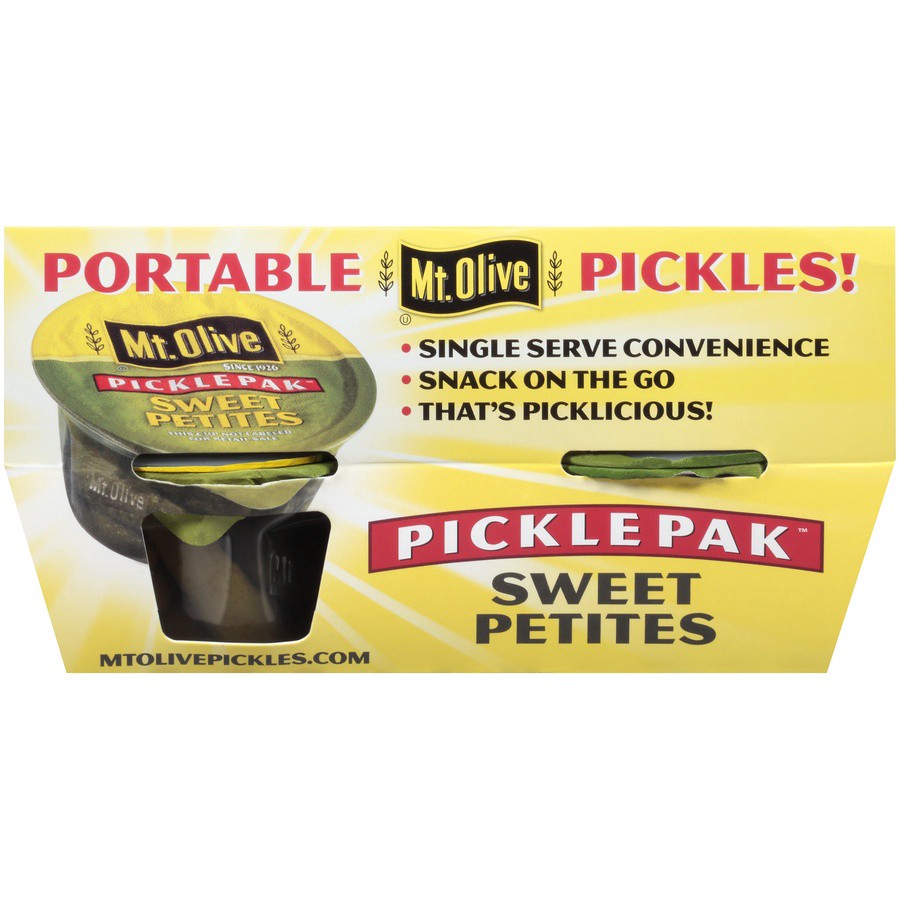 slide 7 of 8, Mt. Olive Sweet Petites Pickle Pak, 4 ct