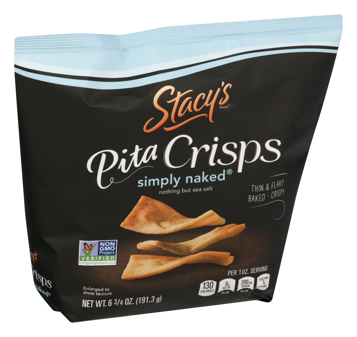 slide 3 of 8, Stacy's Stacys Pita Crisps Simply Naked - 6.75oz, 6.75 oz