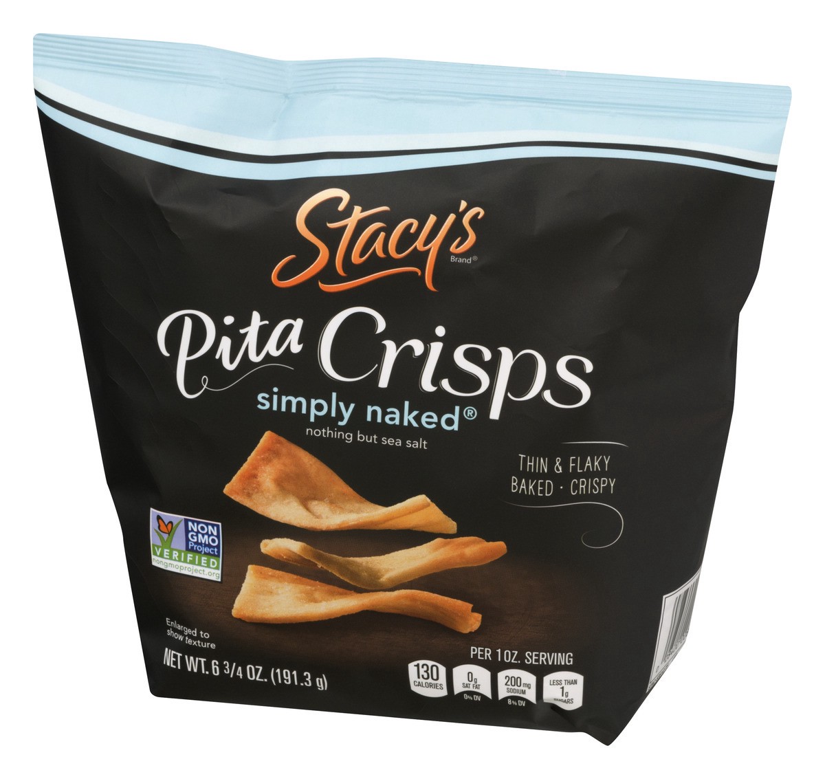 slide 4 of 8, Stacy's Stacys Pita Crisps Simply Naked - 6.75oz, 6.75 oz