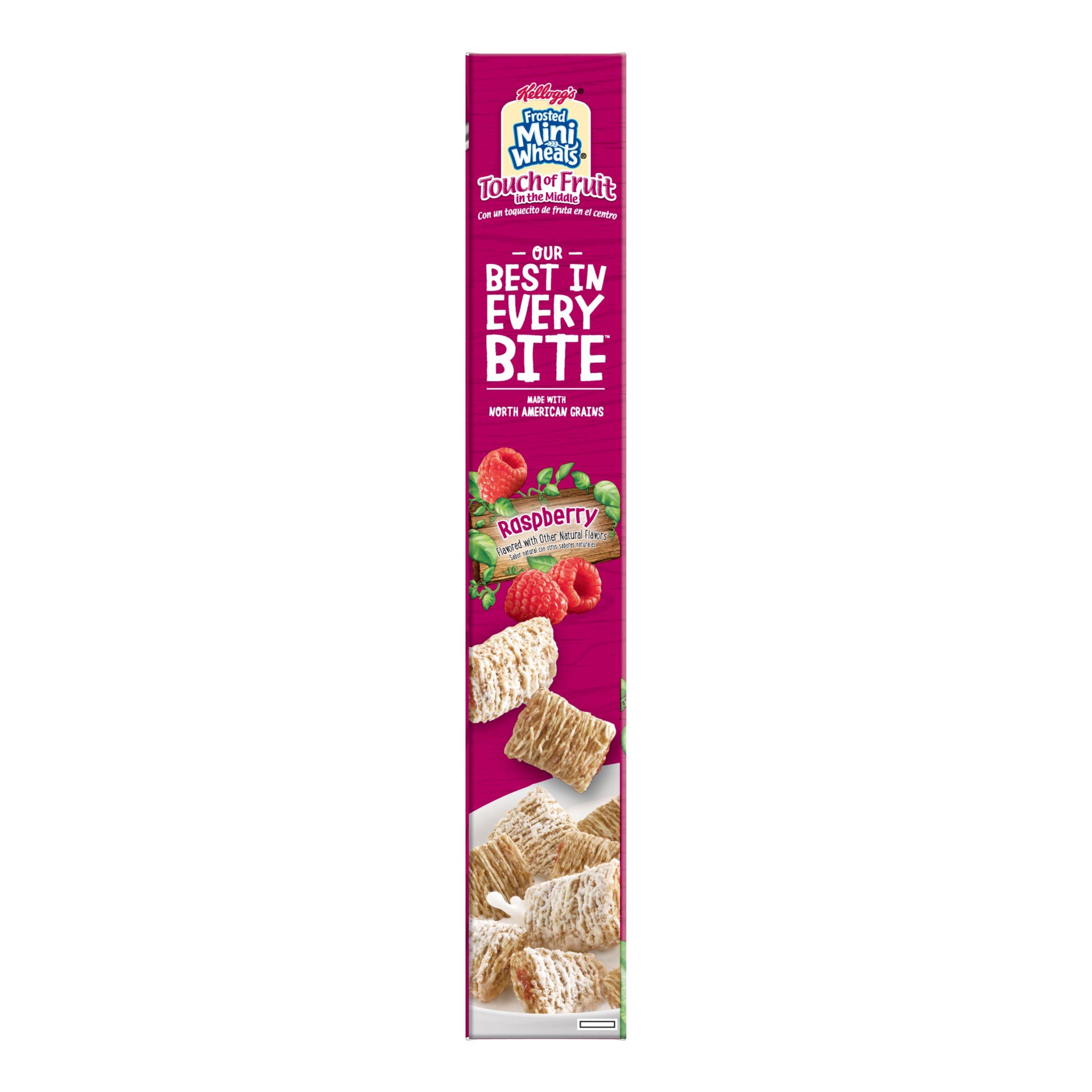 slide 4 of 7, Frosted Mini-Wheats Cereal, Touch of Fruit in the Middle, Raspberry, 15 oz