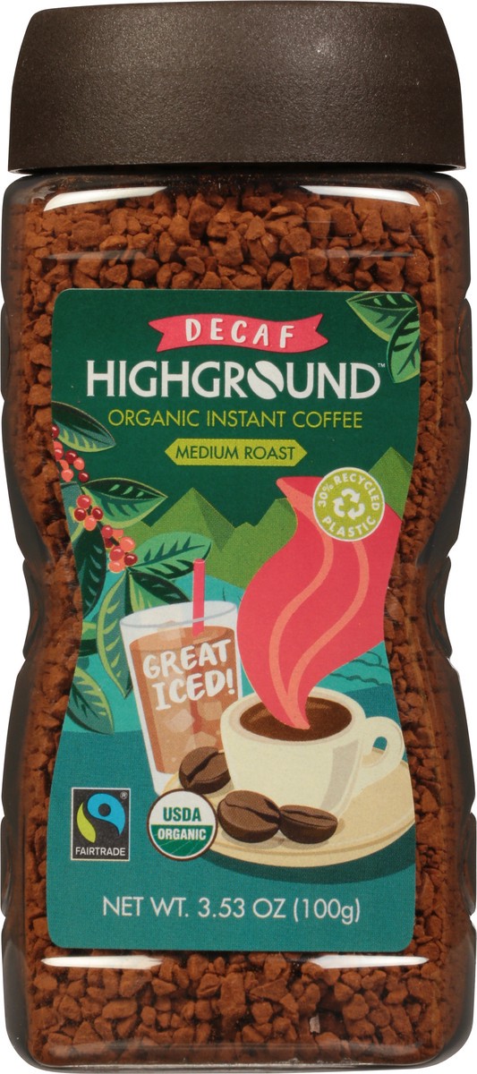 slide 9 of 11, Highground Organic Fairtrade Decaf Instant Coffee - 3.53 oz, 3.53 oz