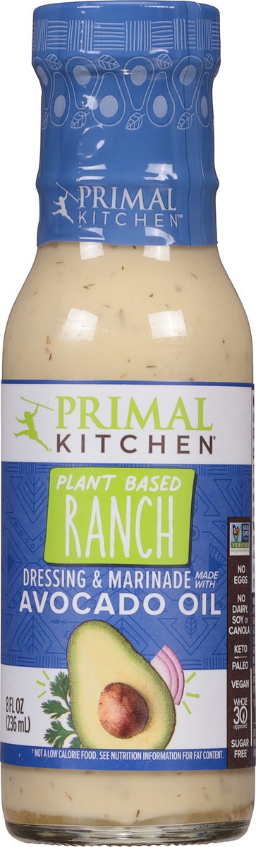 slide 4 of 9, Primal Kitchen Plant Based Ranch Dressing & Marinade 8 fl oz, 8 fl oz