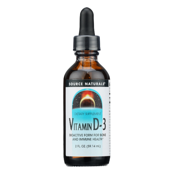 slide 1 of 1, Source Naturals Vitamin D-3 Liquid, 2 fl oz