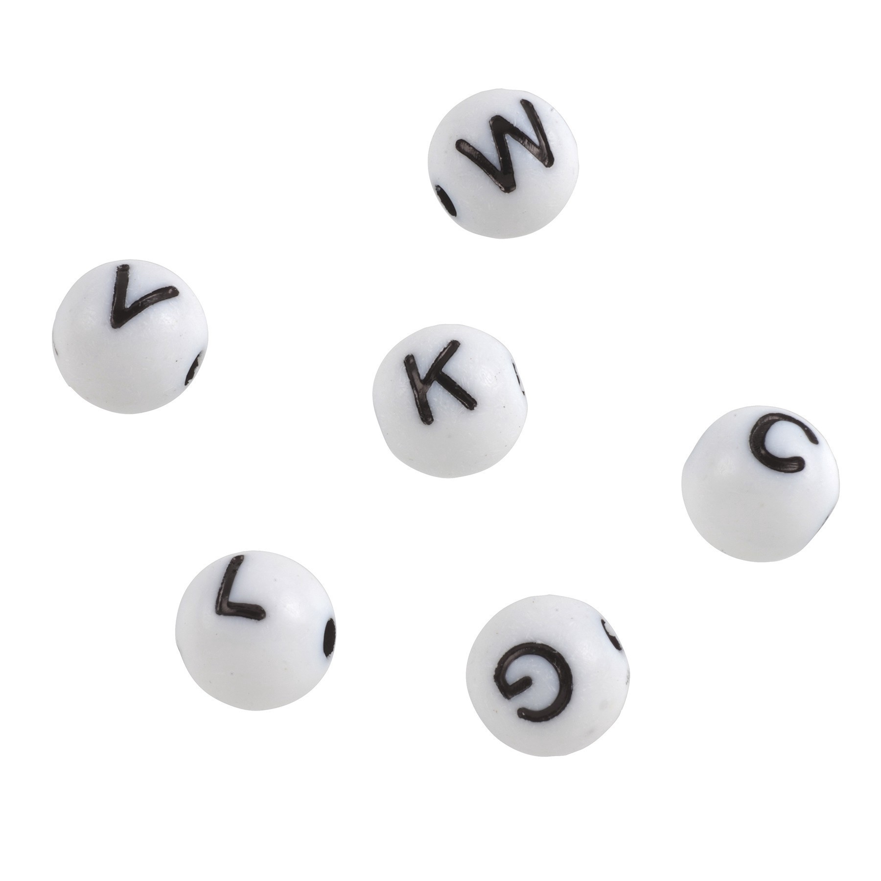 slide 3 of 4, Alphabet Acrylic Round Craft Beads By Bead Landing, 7.5mm, 7.5mm