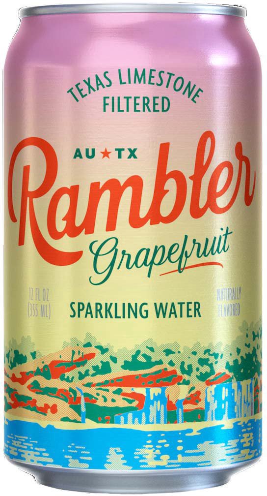 slide 1 of 1, Rambler Grapefruit Sparkling Water - 355 ml, 355 ml
