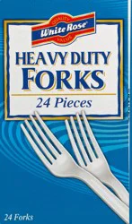 White Rose Forks 24 ea
