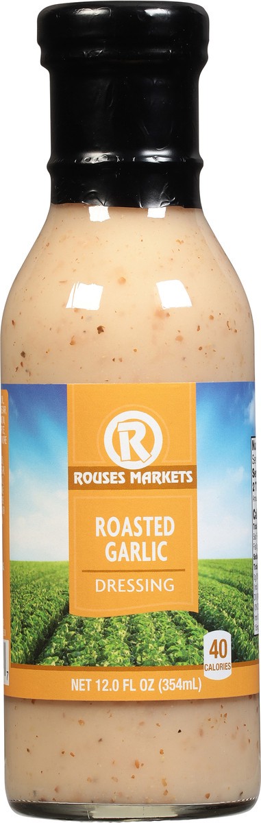 slide 3 of 12, Rouses Markets Roasted Garlic Dressing - 12 fl oz, 12 fl oz
