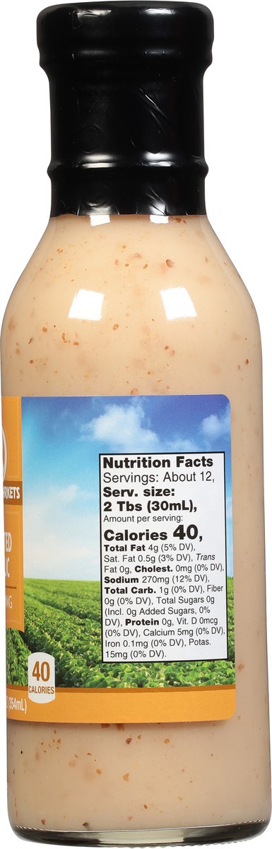 slide 6 of 12, Rouses Markets Roasted Garlic Dressing - 12 fl oz, 12 fl oz