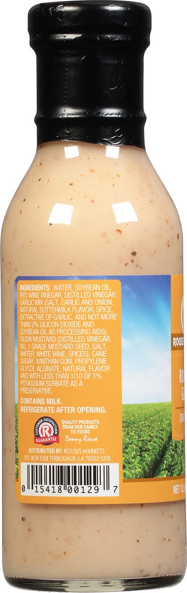 slide 10 of 12, Rouses Markets Roasted Garlic Dressing - 12 fl oz, 12 fl oz