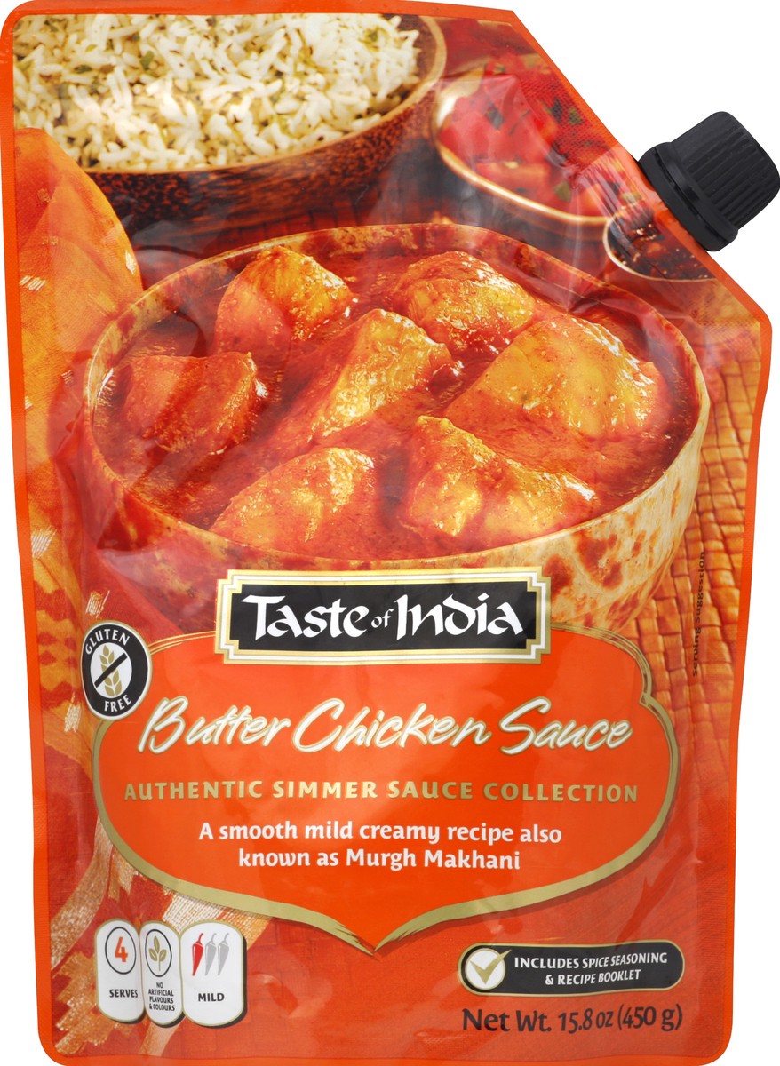 slide 2 of 2, Taste of India Butter Chicken Sauce, 15.8 oz