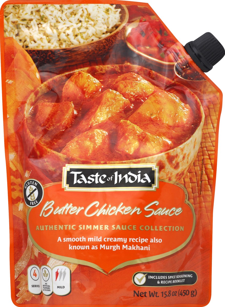 slide 1 of 2, Taste of India Butter Chicken Sauce 15.8 oz, 15.8 oz