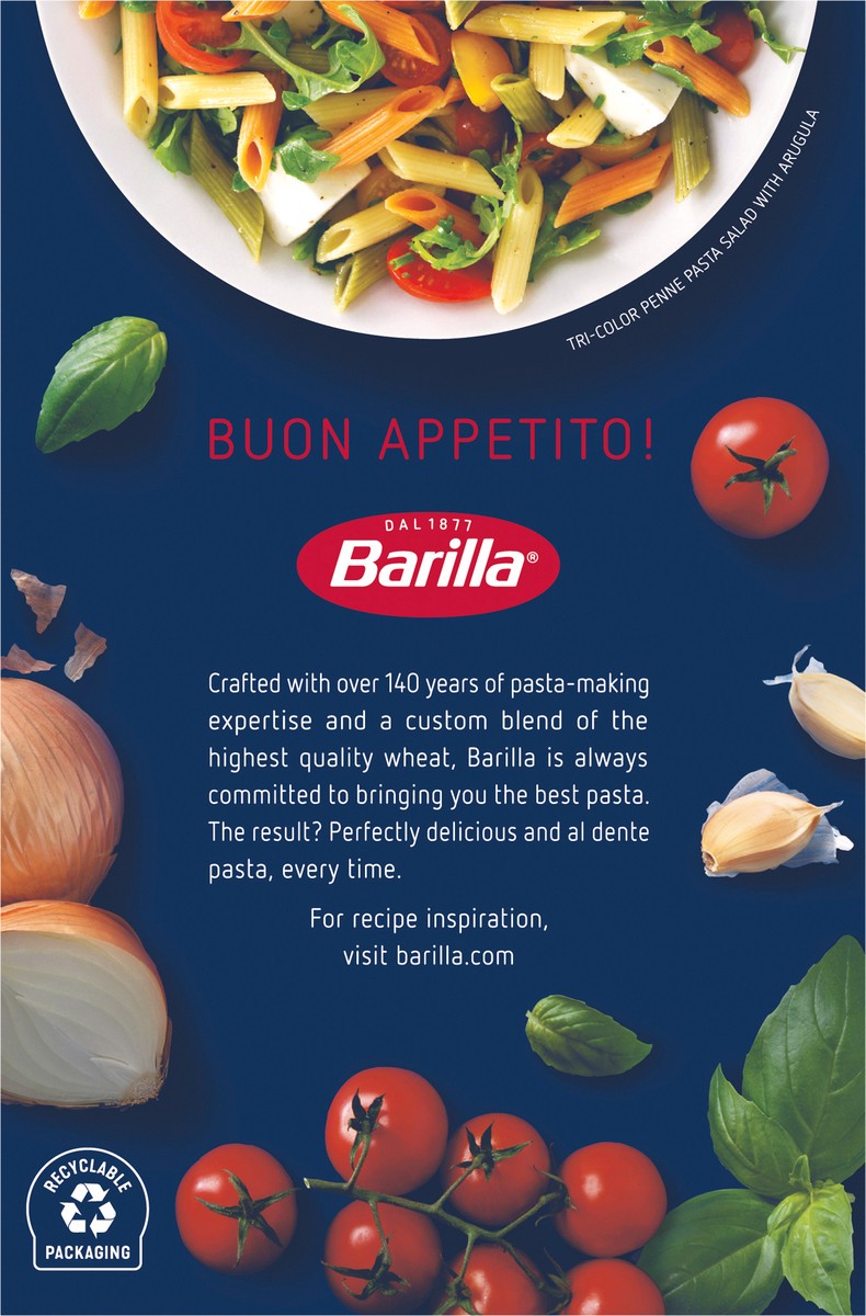 slide 7 of 9, Barilla Tri-Color Penne Pasta, 12 oz