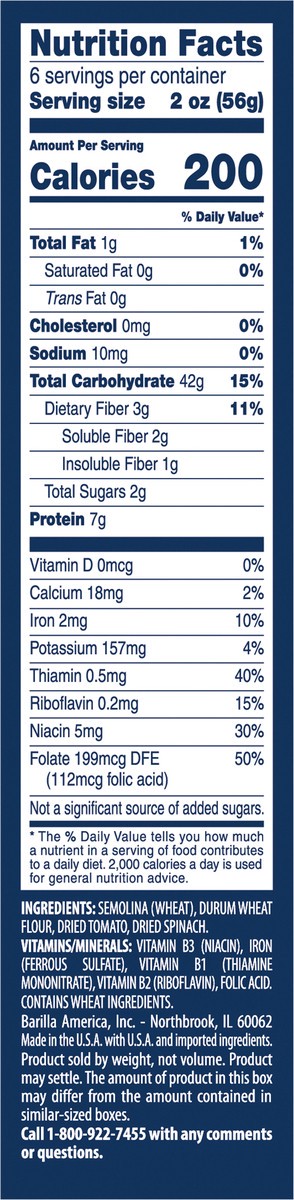 slide 9 of 9, Barilla Tri-Color Penne Pasta, 12 oz