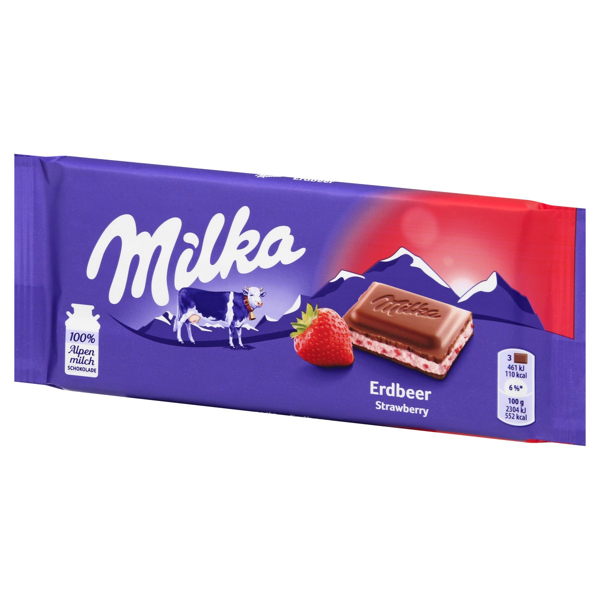 slide 7 of 9, Milka Strawberry Chocolate 3.5 oz, 3.5 oz