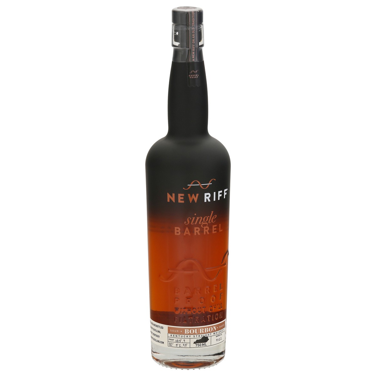 slide 5 of 9, New Riff Single Barrel Bourbon Kentucky Straight Whiskey 750 ml, 750 ml
