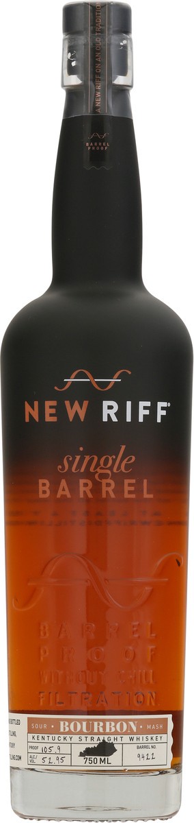 slide 2 of 9, New Riff Single Barrel Bourbon Kentucky Straight Whiskey 750 ml, 750 ml