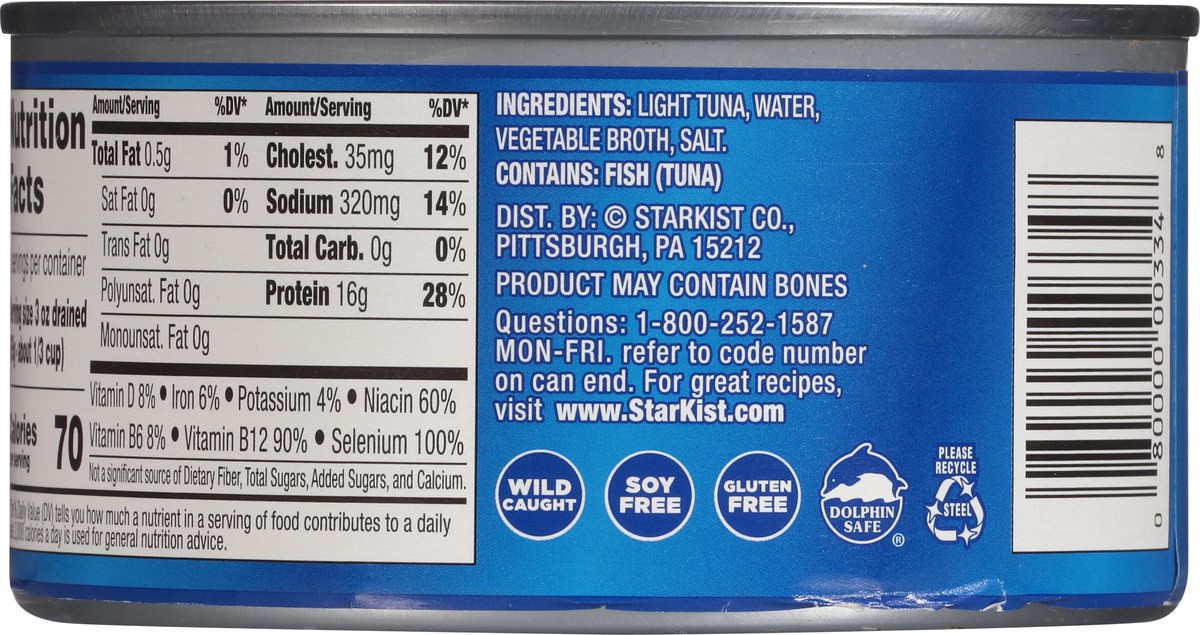slide 2 of 13, StarKist Chunk Light Tuna In Water, 12 oz