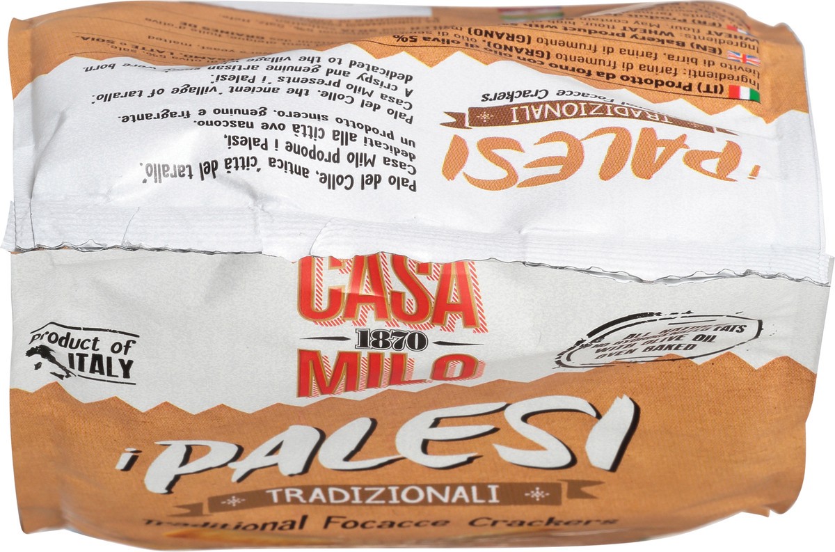 slide 9 of 9, Casa Milo Focacce Crackers, 4.2 oz