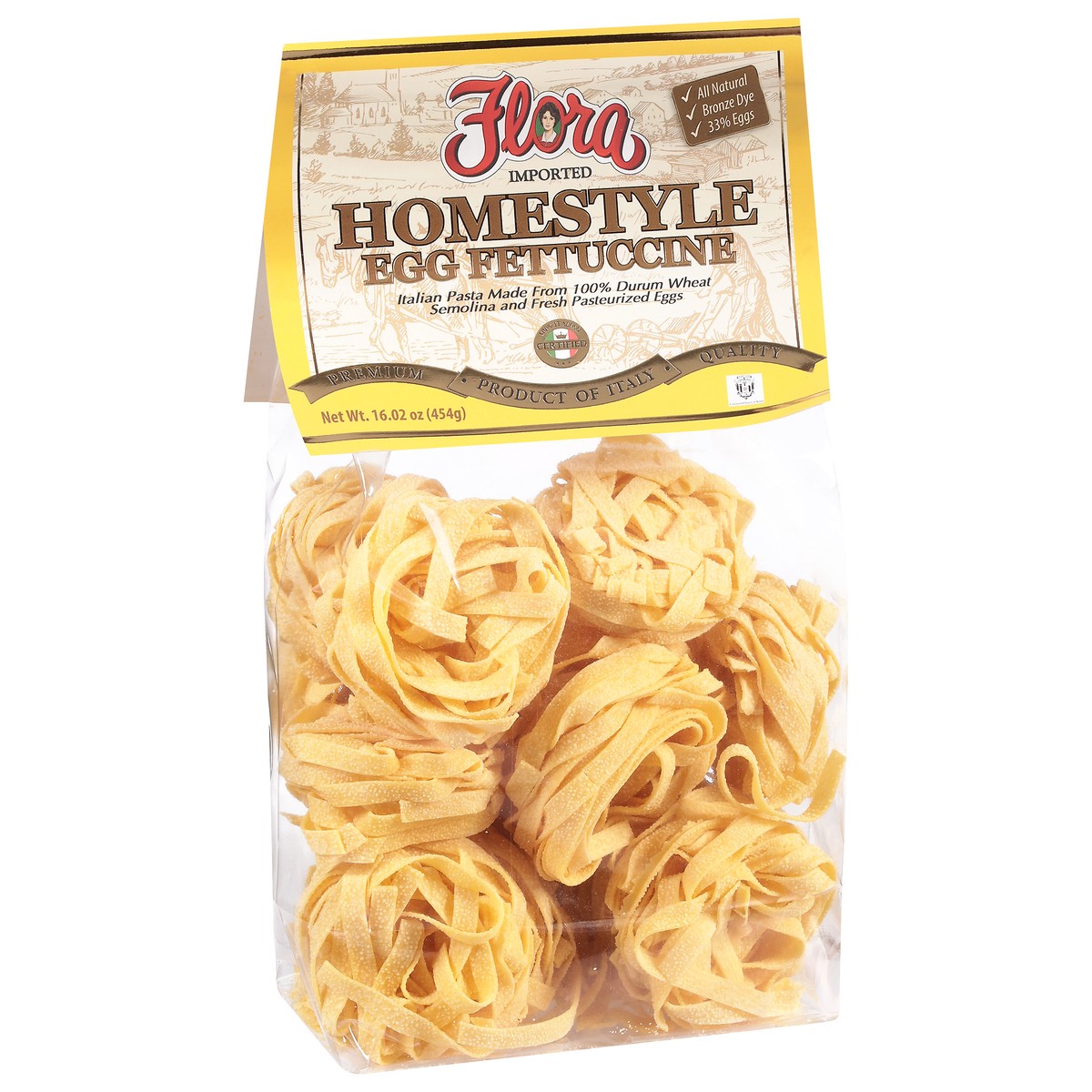 slide 3 of 9, Flora Homestyle Egg Fettuccine 16.02 oz, 16.02 oz