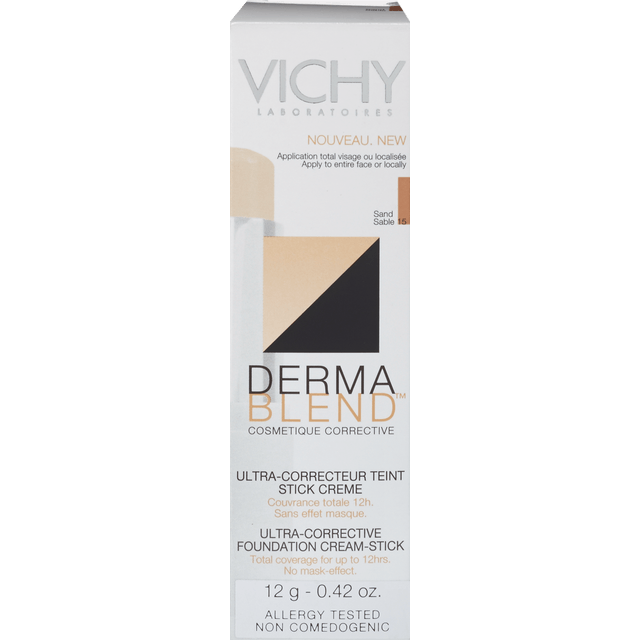 slide 1 of 1, Vichy Laboratories Derma Blend Corrective Stick Sand 15, 1 ct