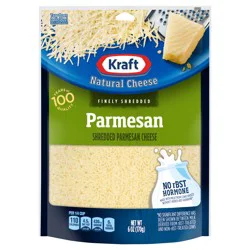 Kraft Parmesan Finely Shredded Cheese, 6 oz Bag