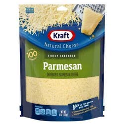 Kraft Parmesan Finely Shredded Cheese, 6 oz Bag
