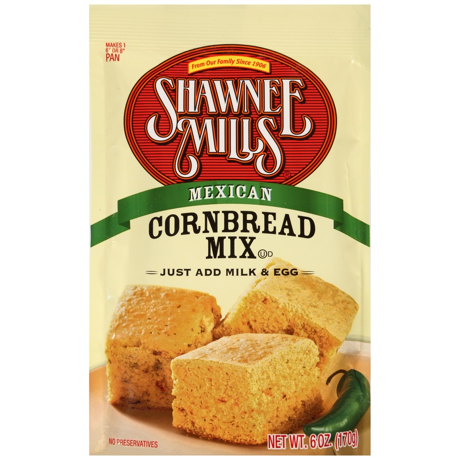 slide 1 of 6, Shawnee Mills Mexican Cornbread Mix, 6 oz