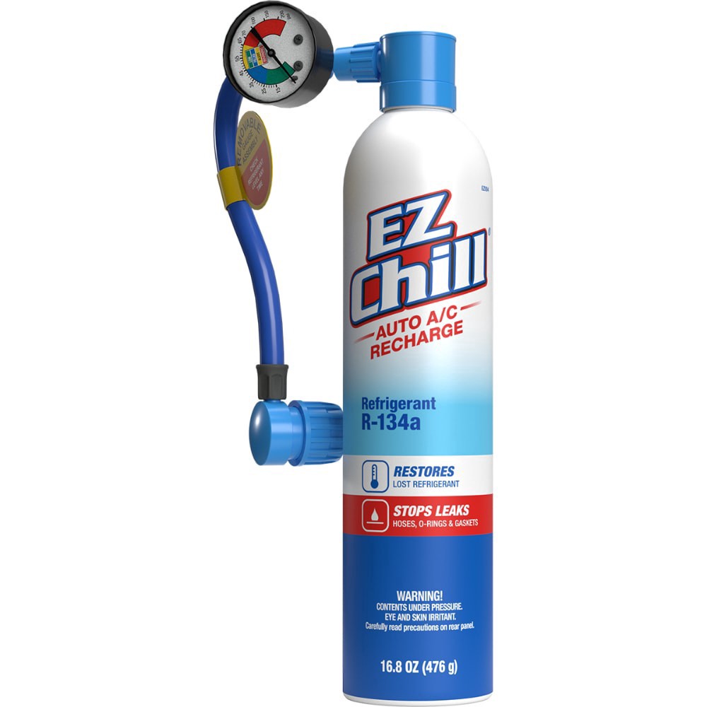 slide 1 of 1, EZ Chill R-134A Auto AC Recharge, 16.8 oz, 16.8 oz
